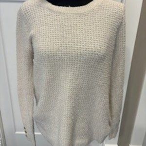 Waffle knit sweater